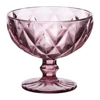 Cryspo Trio Σετ 6 Τεμαχίων Μπωλ Παγωτού 31cl με Πόδι 'KARE PURPLE' 5270223